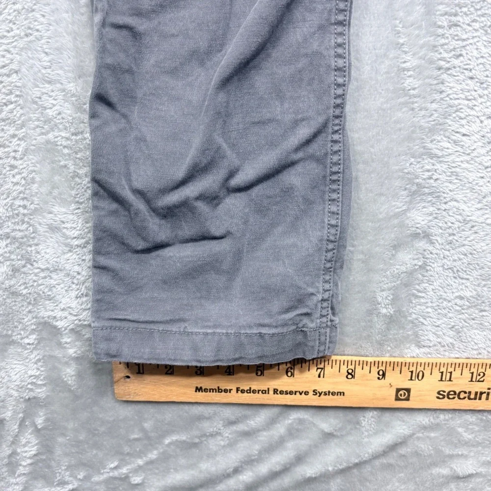 Carhartt Work Pants Mens 36x34 Grey Relaxed Fit Straight Leg Stretch 102291